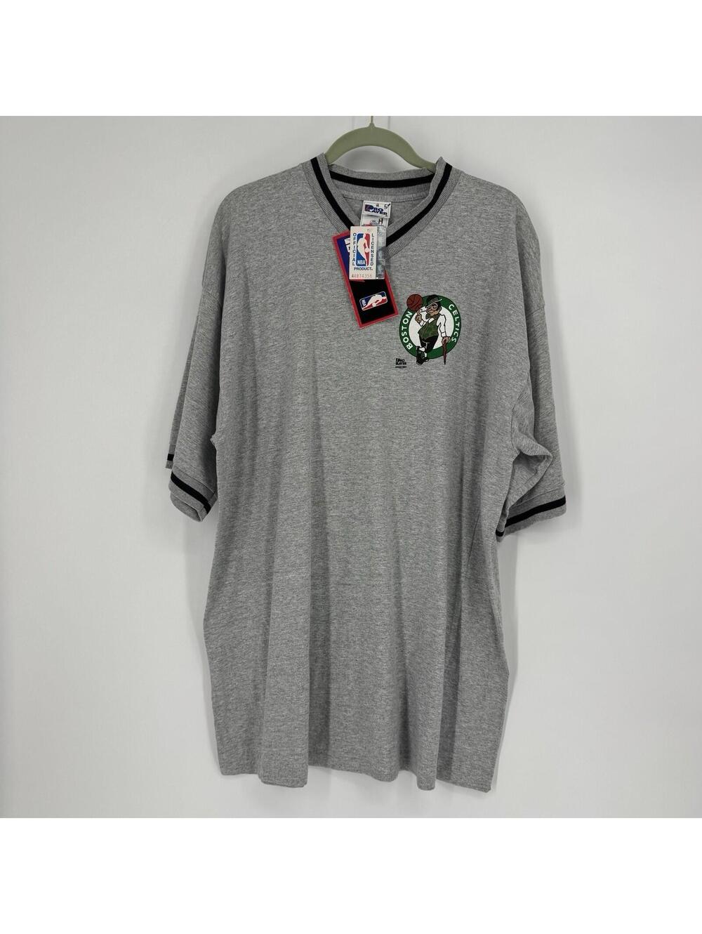 Vintage 1994 Pro Player shirt mens XXL gray Boston Celtics NBA Basketball